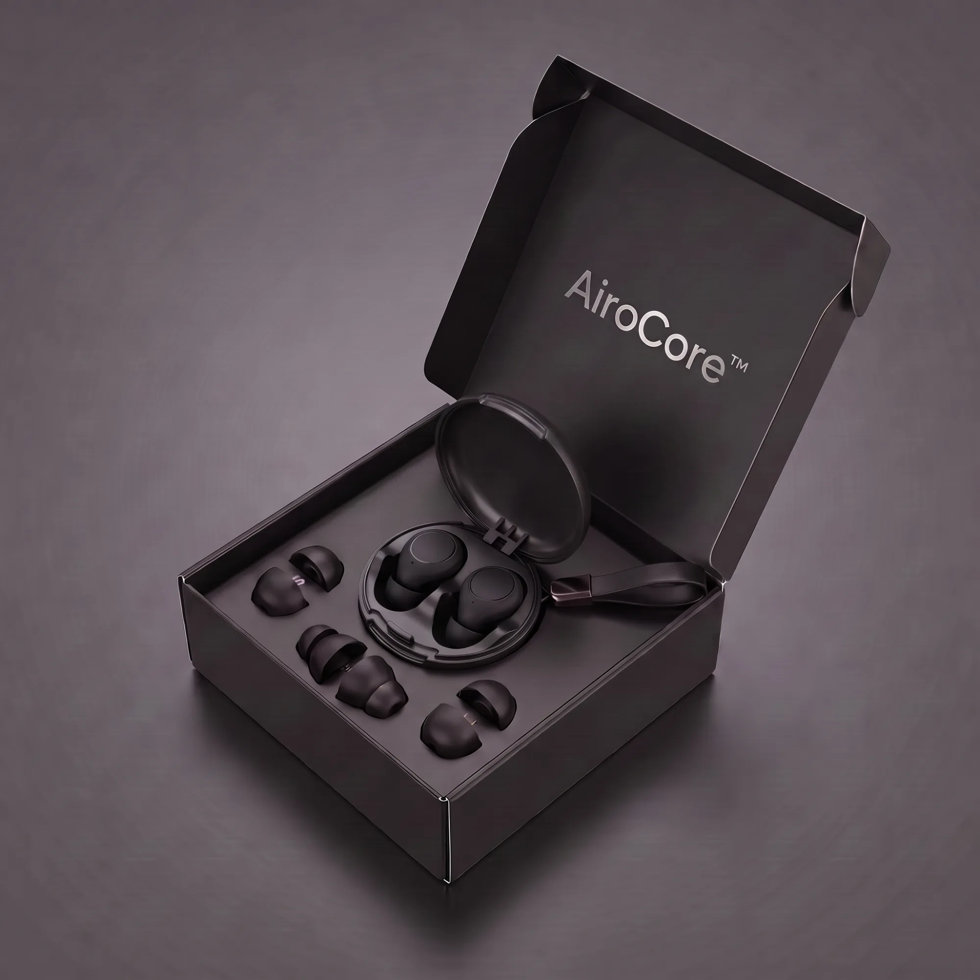 AiroCore unboxing — packaging and included accessories
