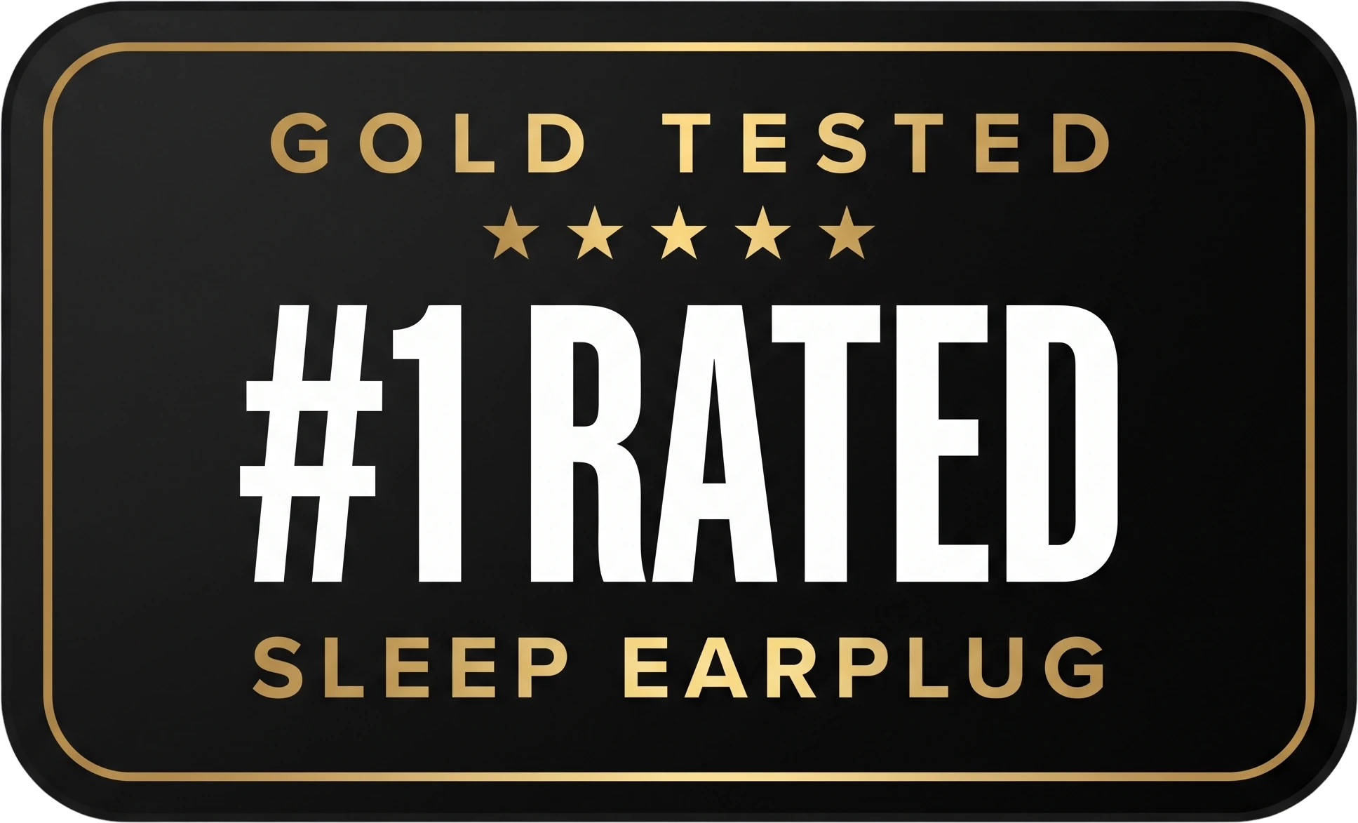 Gold Tested #1 Rated Sleep Earplug